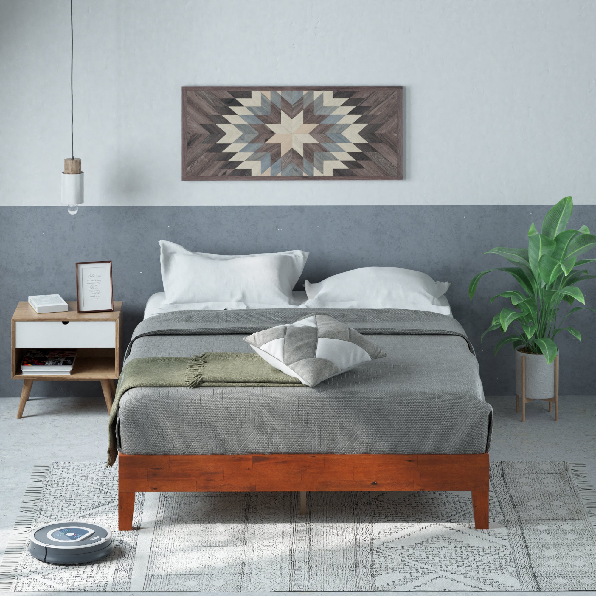 Zinus 12 Inch Wood Platform Bed